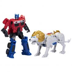 Pack 2 Figurines Transformers: Rise of The Beasts, Beast Alliance : Beast Combiners Optimus Prime 12