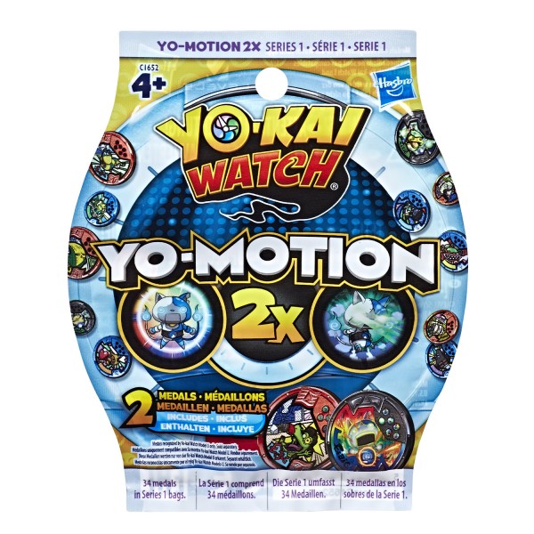Sachet mystère Yo-Kaï : 2 médailles : Série 1 - Hasbro-C1652