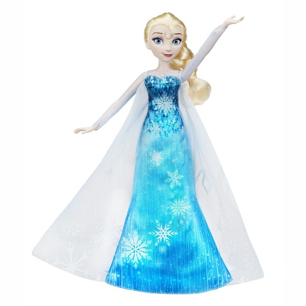 Poupée La Reine des Neiges (Frozen) : Elsa robe musicale - HASBRO-C0455EU40