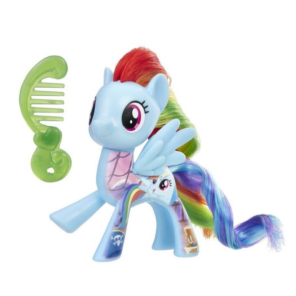 Figurine My Little Pony : Tout sur Rainbow Dash - Hasbro-B8924-E0728