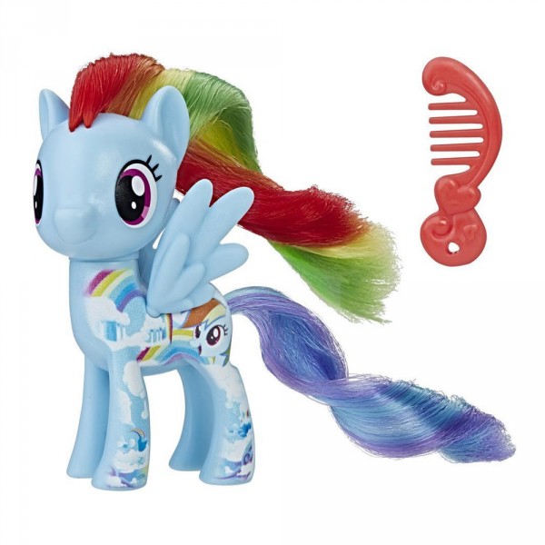 Figurine My Little Pony : Tout sur Rainbow Dash - Hasbro-B8924-C2871