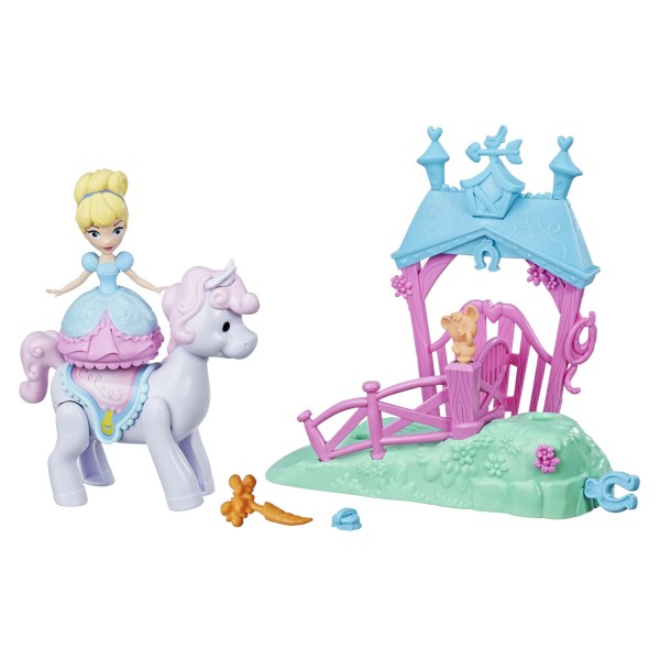 Mini Princesse Disney Little Kingdom : Balade en poney de Cendrillon - Hasbro-E0072-E0249