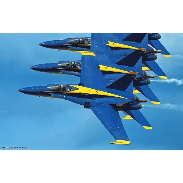 Maquette avion : F/A-18A/C Hornet "Blue Angels 2010" Limited Edition - Hasegawa-09930