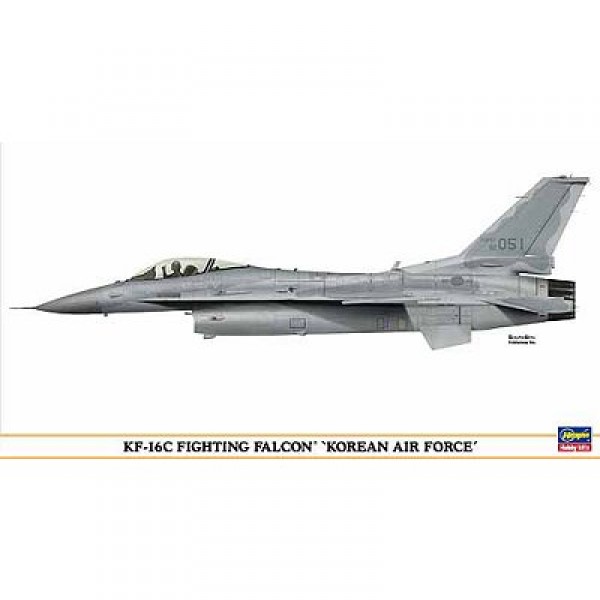 Maquette avion : Fighting Falcon KF-16C Korean AF - Hasegawa-09848