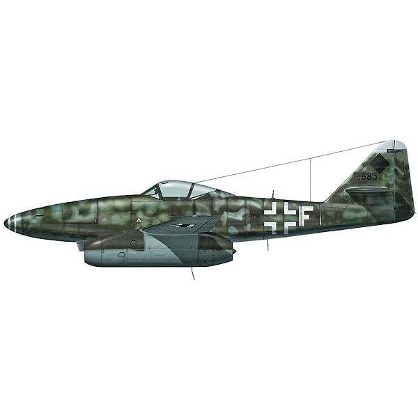 Maquette avion : Messerschmit Me262A KG51 Limited Edition - Hasegawa-08215
