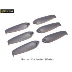 200QX Normal Folded Blade - Grey (6 pcs, 3R+3L) - HeliFactor