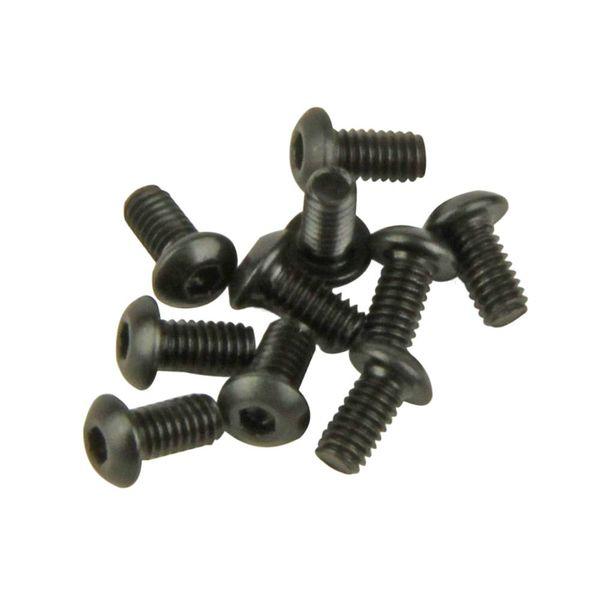 Button Head Cap Screws (BHCS) M2.5x4mm (10pcs) (Four 10SC) - HLNS1162