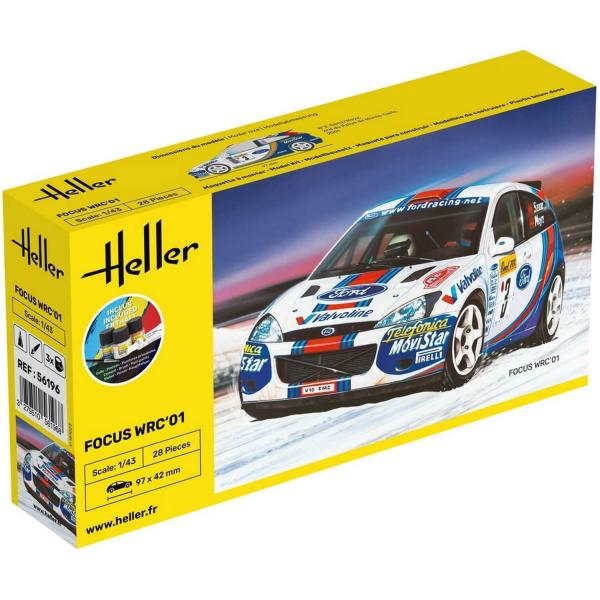 Maquette Voiture : STARTER KIT- Focus WRC'01 - Heller-56196