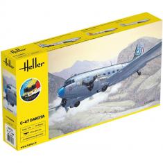 Maquette Avion : STARTER KIT - C-47 DAKOTA