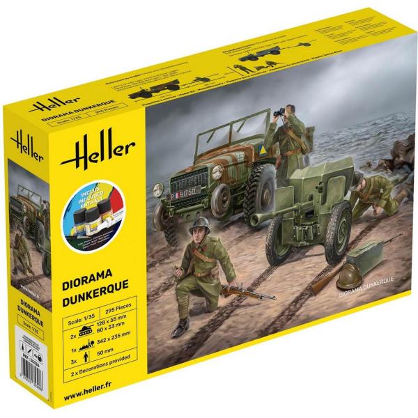 Diorama Militaire : STARTER KIT - Laffly - Heller-35326