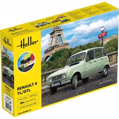 Starter Kit Renault 4l - 1:24e - Heller