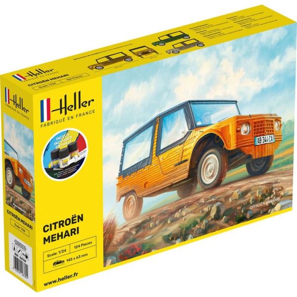 Starter Kit Citroen Mehari (Version 1) - 1:24e - Heller - Heller- 56760