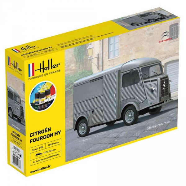 Starter Kit Citroen Fourgon Hy "Tube - 1:24e - Heller - Heller- 56768