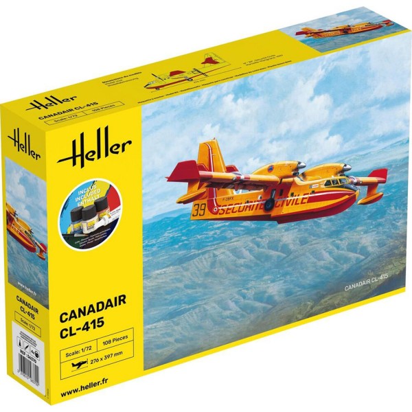 Maqueta de avión: Kit: Canadair CL-415 - Heller- 56370