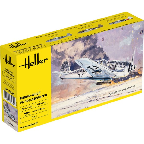 FOCKE WULF Fw 190 A8/F3 1/72 - Heller - Heller-80235
