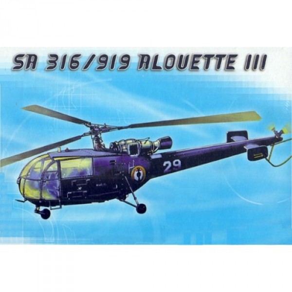 Maquette hélicoptère : Alouette III - Heller-50225