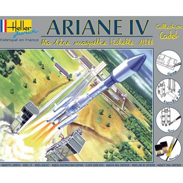 Maquette fusée Ariane IV : Ma première maquette - Heller-49071