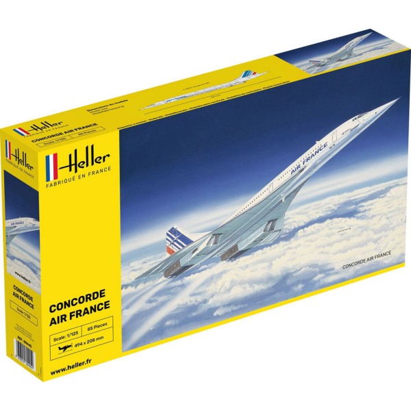 Aircraft model: Concorde Air France - Heller-80445