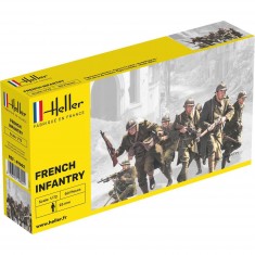Figuras de la Segunda Guerra Mundial: infantería francesa
