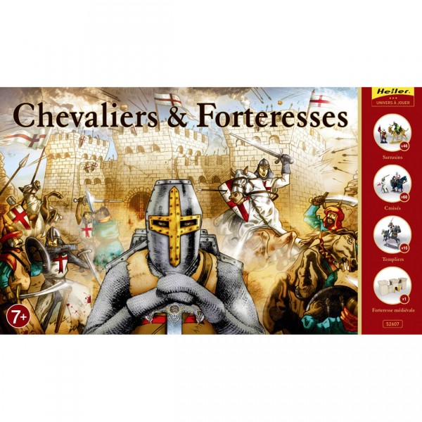 Figurines médiévales : Chevaliers & Forteresses - Heller-52607