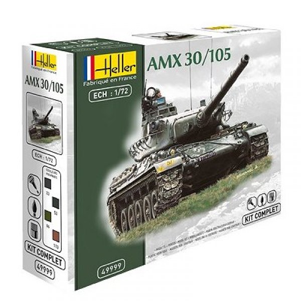Maquette Char : Kit complet : AMX 30/105 - Heller-49999