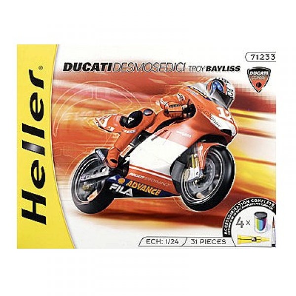 Maquette Moto : Kit complet : Ducati Desmosedici 2003 - Heller-50926