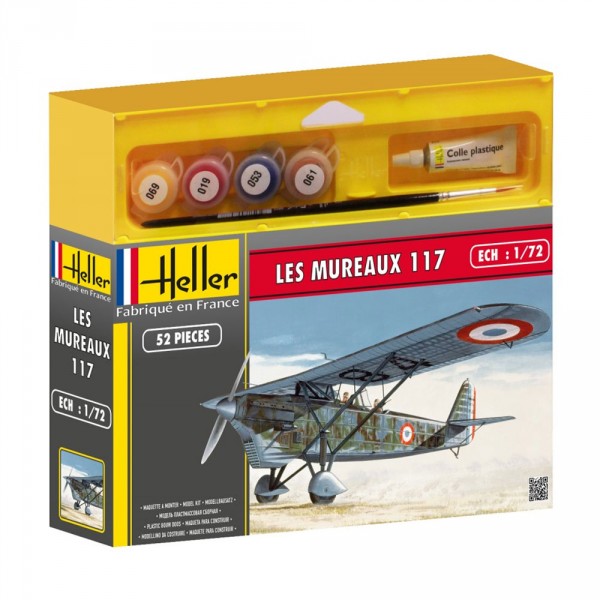 Maquette Avion Militaire : Les Mureaux 117 - Heller-50215