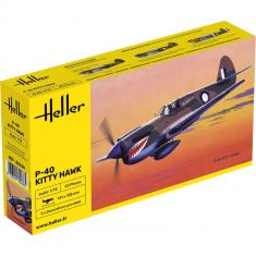 Maquette avion : P-40E KITTYHAWK