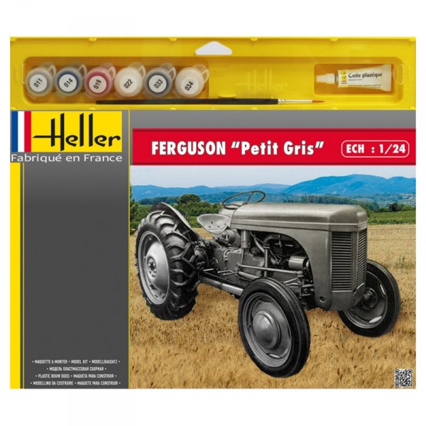 Maquette Tracteur : Ferguson "Petit Gris" - Heller-50401