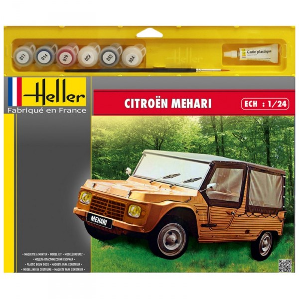 Maquette Voiture : Citroën Mehari - Heller-50760