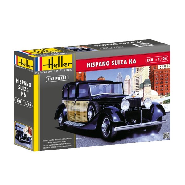Maquette voiture : Hispano Suiza K6 - Heller-80704