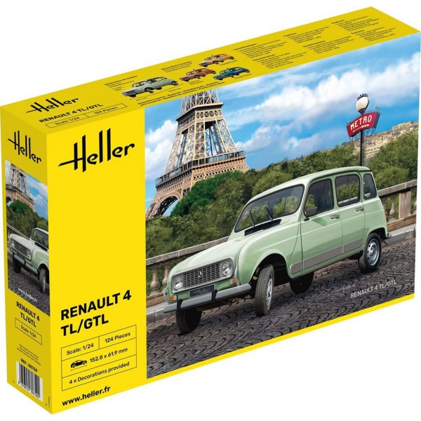 Maquette Voiture : Renault 4L - Heller-80759