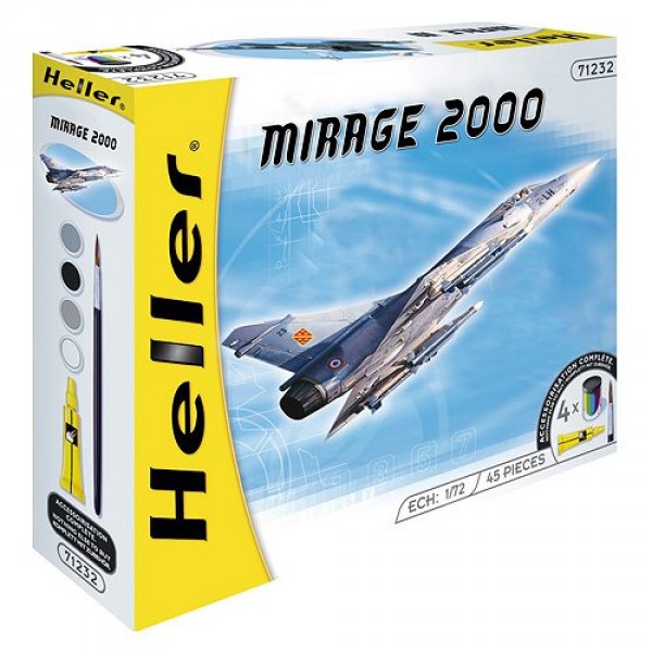 Maquette avion :  Kit complet : Mirage 2000C - Heller-50303