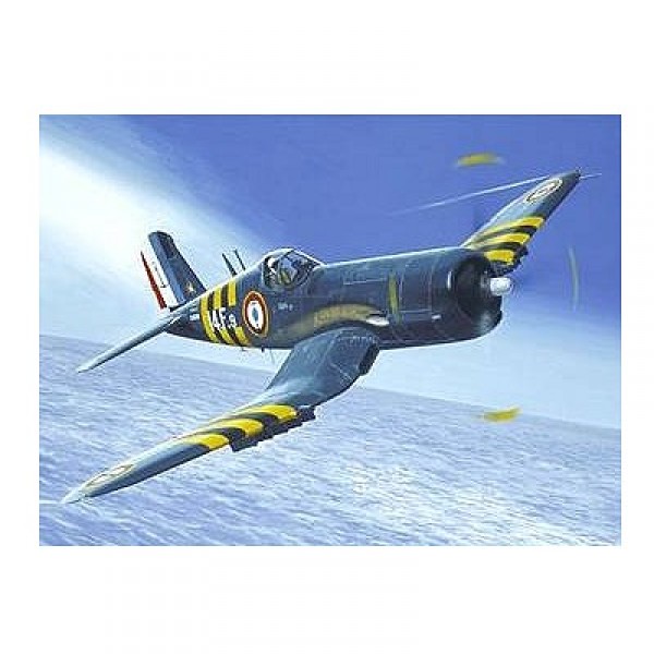 Maquette avion : Pack promo : Corsair F 4U-7 : Peintures offertes - Heller-80415-P