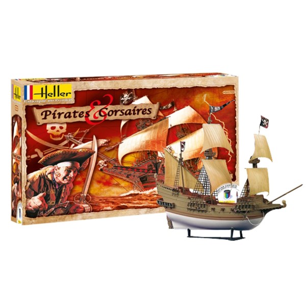 Maquette bateau : Kit complet : Pirates et corsaires - Heller-52703