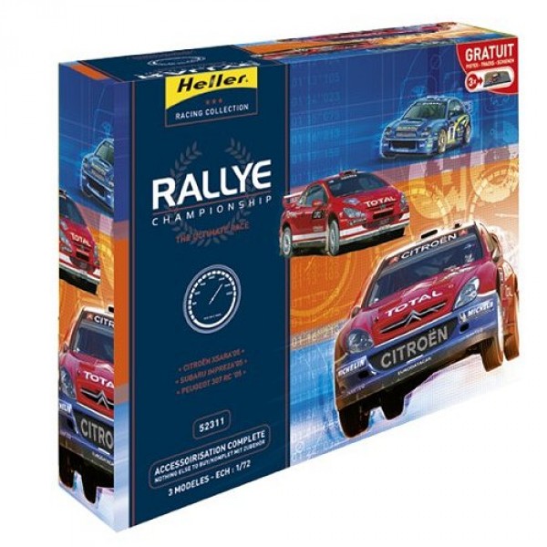 Maquettes voitures : Kit complet : Rallye Championship - Heller-52311