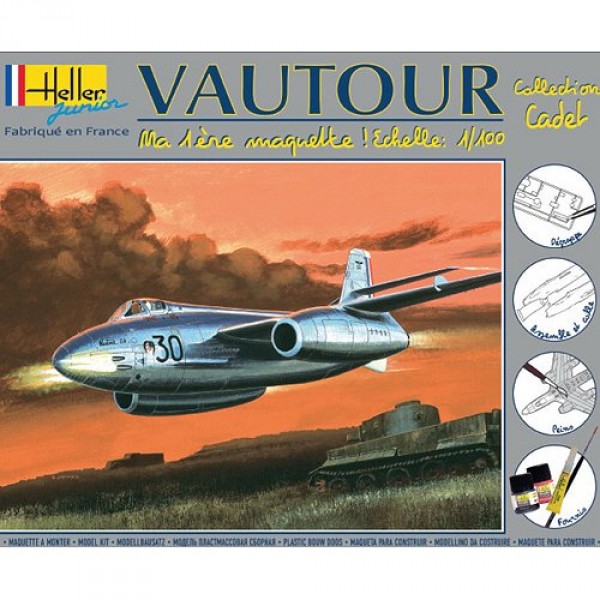 Maquette avion : S.O 4050 Vautour : Ma première maquette - Heller-49030