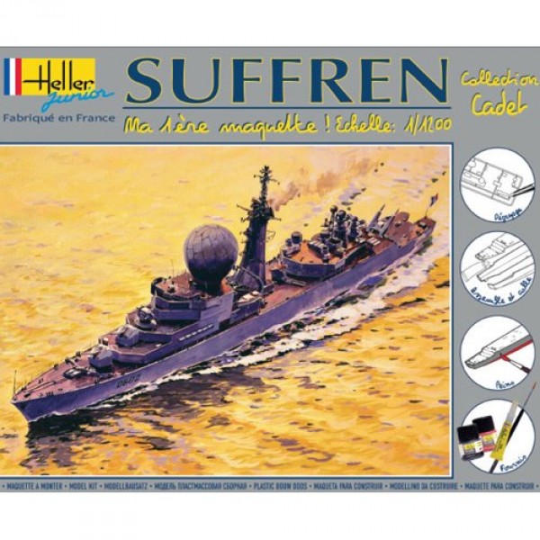 Fregate Lance-Missiles Suffren - 1:1200e - Heller - Heller-49033