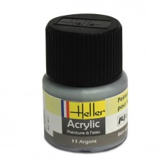 Peinture Acrylique ARGENT 9011 Heller 