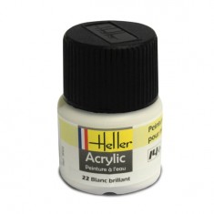 Peinture Acrylique BLANC BRILLANT 9022 Heller 