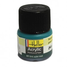 Peinture Acrylique GRIS ACIER MAT 9087 Heller 