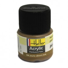 Peinture Acrylique JAUNE DESERT MAT 9093 Heller 