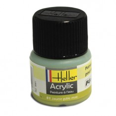 Peinture Acrylique JAUNE PALE MAT 9081 Heller 