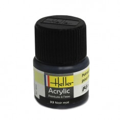 Peinture Acrylique NOIR MAT 9033 Heller 