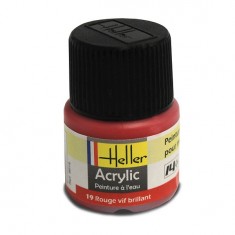 Peinture Acrylique ROUGE VIF BRILLANT 9019 Heller 