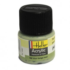 Peinture Acrylique VERT BEIGE MAT 9090 Heller 