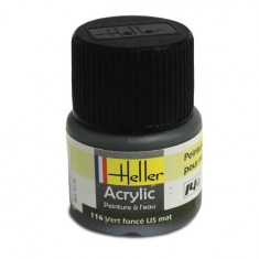 Peinture Acrylique VERT FONCE US MAT 9116 Heller 