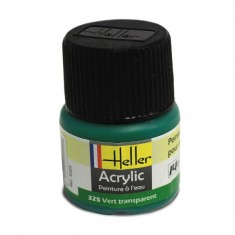 Peinture Acrylique VERT TRANSPARENT 9325 Heller 