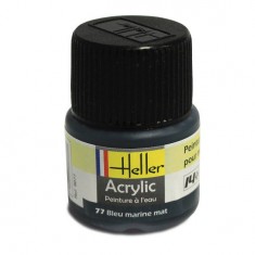 Peinture Acrylique BLEU MARINE MAT 9077 Heller 