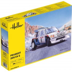 Maquette Peugeot 205 EV.2 1/24 Heller